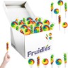 Rainbow Twists and Swirls Lollipop Mix, Mixed Fruit Flavor, Individually