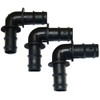 Agralan AS33 Soaker Hose Elbow Connectors (Pack of 3)