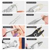 YEUIKERR 8 Pcs Professional Jewelry Making Tools Kit, Micro Jewelry