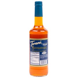 Torani Syrup - SUGAR FREE - Orange - 750 ml