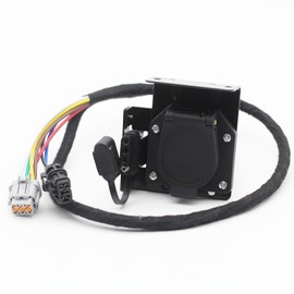 Wzytshun 4-Way Flat and RV 7-Way Trailer Wiring Harness Compatible with 05-23 Nissan Frontier,05-12 Pathfinder,05-15 Xterra,09-12 Suzuki Equator 4-Flat 7-Way Plug Tow Wire Harness