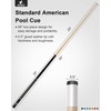 CUEBAR Pool Cues Set of 2, 58 Inch Pool Sticks