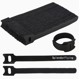 Bands, Cable Binding Bands, Cable Bands, Cords, Cable Ties, Fixing, 30 Belts, 5.9 inches (15 cm) (SFV097-15 cm, Black, 30)
