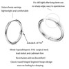 Silver Hoop Earrings10 Pairs Small Hoop Earring Set for Women