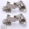 2-Pack 165 Degree Soft Close Cabinet Hinge Suitable for Frameless