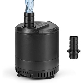 Aquarium submersible pump 109-724GPH, aquarium water pump, Adjustable water flow, Quiet operation,1 Nozzle,Suitable for fish tanks, ponds, aquariums, statues, hydroponic greens.