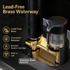 Swiwikai Kitchen Faucet with Pull Down Sprayer & Glass Rinser,