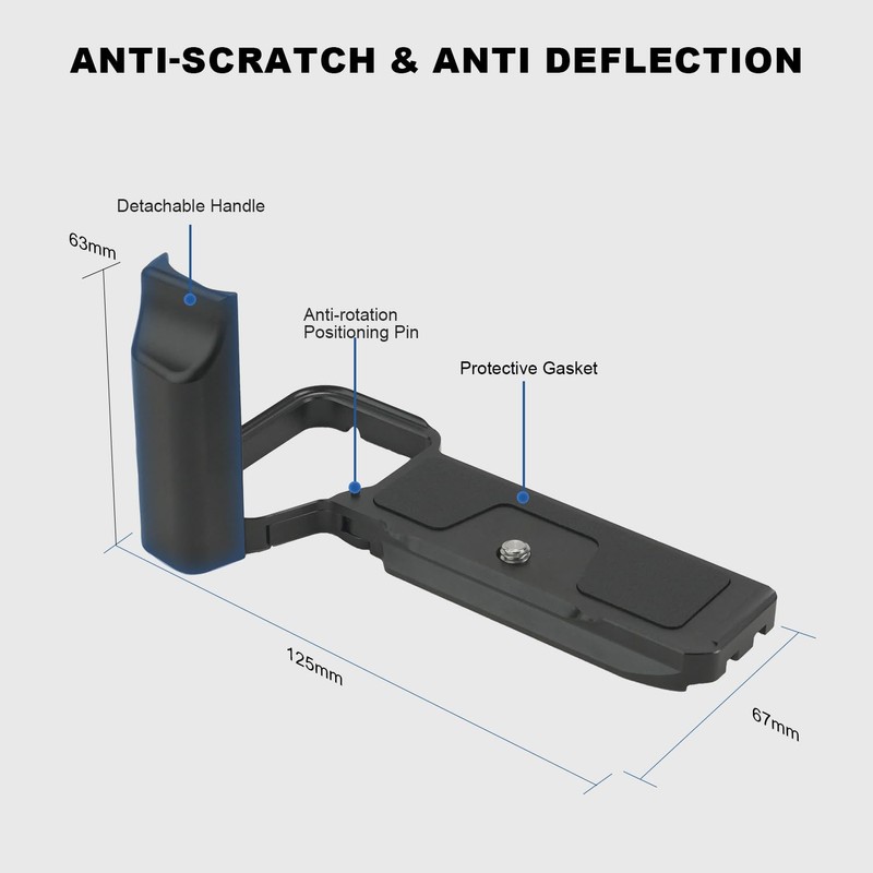 FOMOZER Handgrip L Shape Grip for A7C2/A7CR, Compatible with Arca