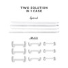 ELETIUO 13 Pack Filled Silver Metal Ring Guard with 4