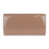 Girly Handbags Womens Plain Glossy Clutch Bag (Taupe)