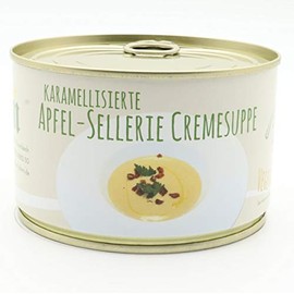 Diem - Apple Celery Cream Soup Refined with Cream - Caramelised - Tin, Preserved 400 g - Long MhD