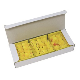 Bright Ideas Fluffy Chicks, Yellow, 3cm
