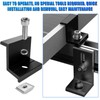 Pack of 8 Solar Panel Bracket End Clamp, 30 mm