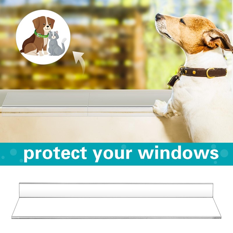 Wenqik 3 Pcs Window Sill Protector(total length35.5'' x 5.25'' x