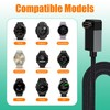 AGVEE 1.5ft Charger Cable for Garmin Watch, L-Shape Braided Charging