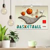 Basketball Liebe (Wandkalender 2026 DIN A4 quer), CALVENDO Monatskalender