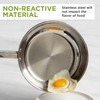 Ecolution Classic Stainless Steel Fry Pan, Professional Quality Sauté, Encapsulated