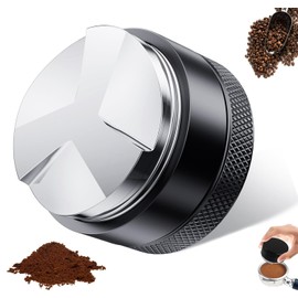 qhklew Coffee Distributor Distributor Espresso Leveler, 51 mm Diameter Adjustable Coffee Leveler, Coffee Distributor, Coffee Leveler, Barista Accessories for Home, Cafés, Bar, Office, Restaurants (51