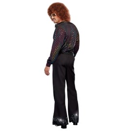 Dreamgirl Men's Disco Dude Costume, Multi-Colored, Large