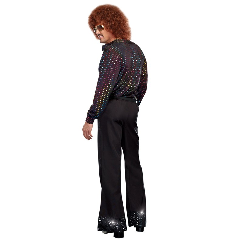 Dreamgirl Men's Disco Dude Costume, Multi-Colored, Large