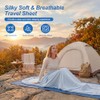 Ultralight Silky Soft Sleeping Bag Liner for Travel