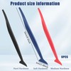 Bewudy 6 Pcs Car Micro Squeegee Curves Slot Tint Tool