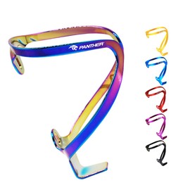 PANTHER Bicycle Bottle Cage, Cycle Drink Holder, Duragage, Pet Cage, Cup Holder, Bottle Holder, Aluminum Alloy, Ultra Lightweight, Stretchable, Suitable for Mountain Bikes, Road Bikes, Cross Bikes,