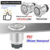 15Amp 19mm Latching Push Button Switch 12V DC 24V Waterproof