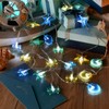 Ocean String Lights Beach Starfish Seashell Bow Decorative Fairy Lights