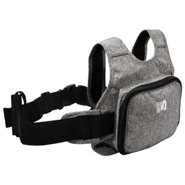 Children's Motorcycle Seat Belt, Adjustable Safety Harness with Reflective Strips, Suitable for Children Baby, Grey