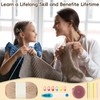GliCraft Knitting Kits for Beginners Adults Hat Knit Kit with