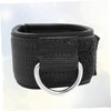 WOONEKY 1 Pair of Black Ankle Straps for Gym Training