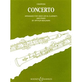 Cimarosa: Concerto for Oboe (or Bb Clarinet) and Piano, Arranged by Arthur Benjamin (Boosey & Hawkes)