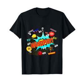 Cool Retro Pop Art Lucky Gambling Casino Games Slots Handpay T-Shirt