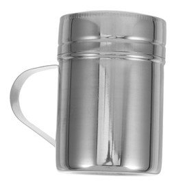 CIYODO 127Holes Stainless Steel Baking with Handle Multifunctional Powder Sugar Shaker for Dusting Flour Coffee and Spices Elegant Design for Kitchen Use