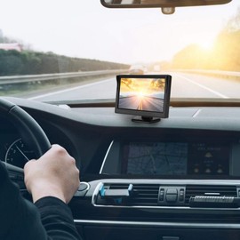 Car 5 Inch HD TFT LCD Car Rear View Camera Waterproof Support PAL/NTSC System for Car Rear View Camera