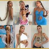 KAYEF Ponytail Extensions, 2 Pieces Extensions Braid, Ponytail Wig, Braid