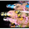 Unbranded Butterfly Nail Foil Transfer Roll Cherry Blossom Decal Stickers