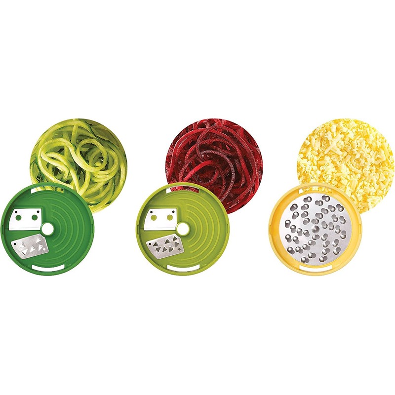 Joseph Joseph Spiro Hand Held Vegetable Slicer Spiralizer, Spaghetti Zoodle