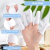White Cloth Finger Covers, 50 Pieces, Finger Sacks, Hand Eczema,
