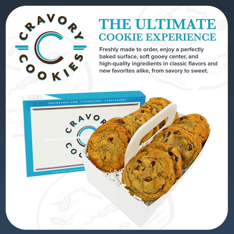 The Cravory: Chocolate Chip Cookies - 24 cookies, 2.0 oz.