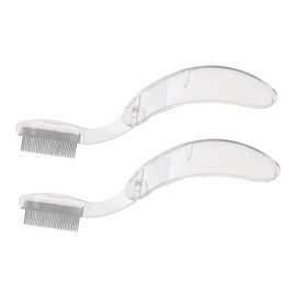 Ipetboom Sets Lash Comb for Girls Eyebrow Lash Makeup Tool Stainless Steel Eyelash Separating Comb Beauty Tool for Travel Daily Use Pcs