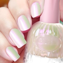 Major Dijit Quick Air Dry Nail Polish Glitter Pearl Regular Nail Polish Non UV Gel Hema 0.34 fl oz.