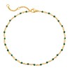 MTMY Gold Anklets for Women 14K Gold Plated Tiny Bead