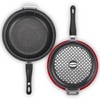 STP GOODS FRED Granite Non-Stick Flip Pan/Double-Sided Skillet, Dishwasher safe