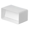 Steinberg14 White 220 x 55 mm Duct Connector with Backflow
