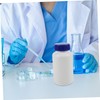 VILLFUL 3pcs Chemical Sample Bottles with Caps Sealed Plastic Containers