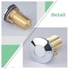 KANARY All Brass Air Switch Button for Sink Top Counter