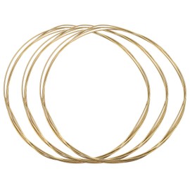 QUARKZMAN 3 Pieces 18 Gauge Soft Brass Wire, 8 Feet Bare Pure Brass Solid Wire Jewellery Wrapping Wire for Jewellery Making DIY Crafts