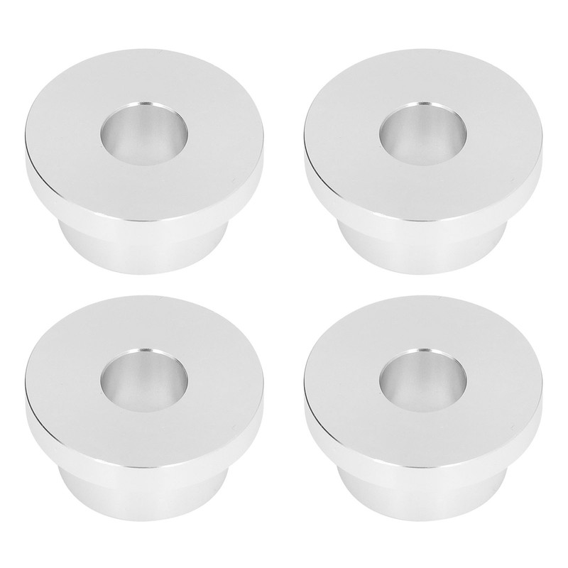 4Pcs Billet Handlebar Riser Bushing Solid CNC T6 Aluminium Alloy